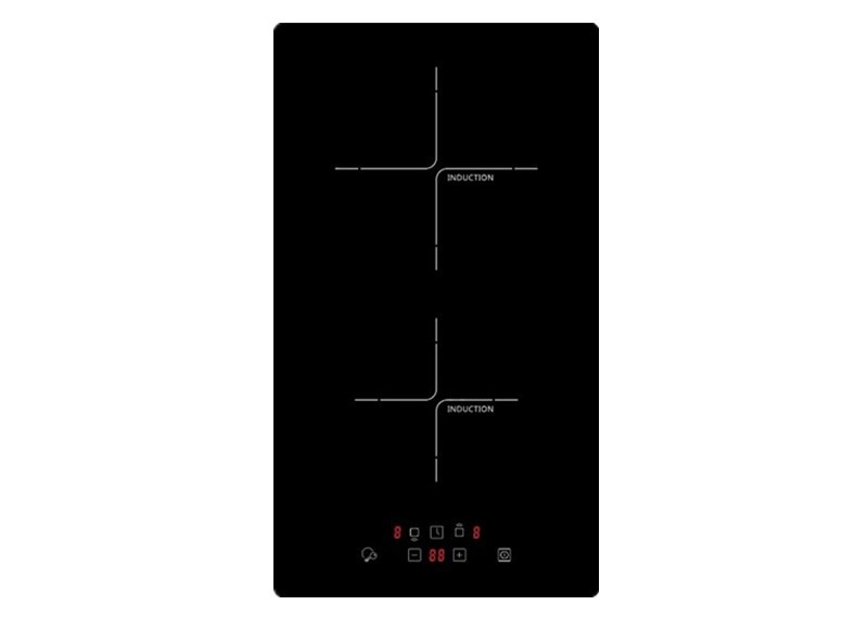 9 Power Levels 3200W Touch Double Burner Electric Cooktop