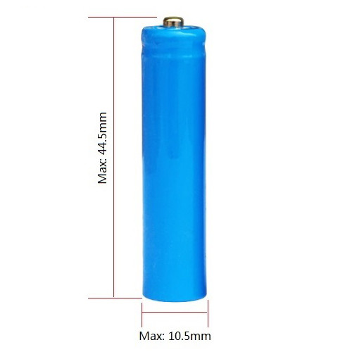 320mAh 3.7V Rechargeable AAA Size 10440 Lithium Ion Battery For Toothbrush
