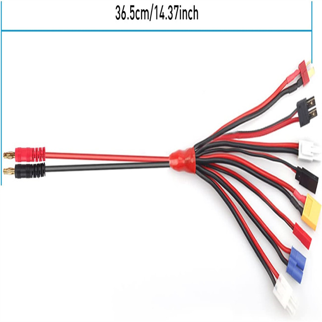Stable 8 In 1 RC Lipo Charger Leads Multifunctional Heatproof