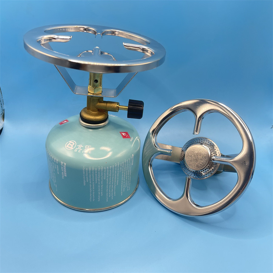 Portable Steel Mini Burner Gas Cooker for Outdoor Cooking Compact Camping Stove