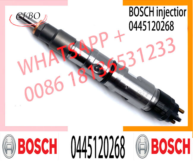 Excavator Parts DX140 DL06C Common Rail Injector 65.10401-7004A 0445120080 0445120268