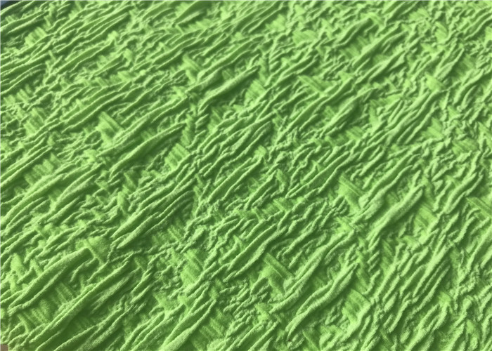 Illustrated Nature Stretch Polyester Fabric , Full Matte Organic Polyester Fabric