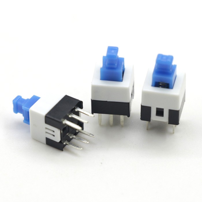 Single And Double Row Self Locking Touch Button Switch 5.8 * 5.8 / 7 * 7 / 8.5 * 8.5mm