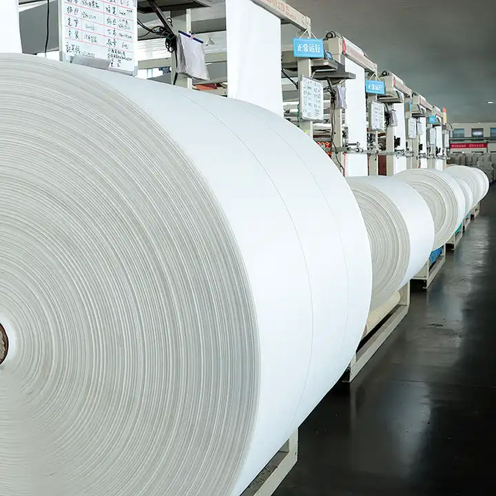 Jumbo Bag FIBC Fabric PP Woven Cloth Roll Waterproof Anti Weather