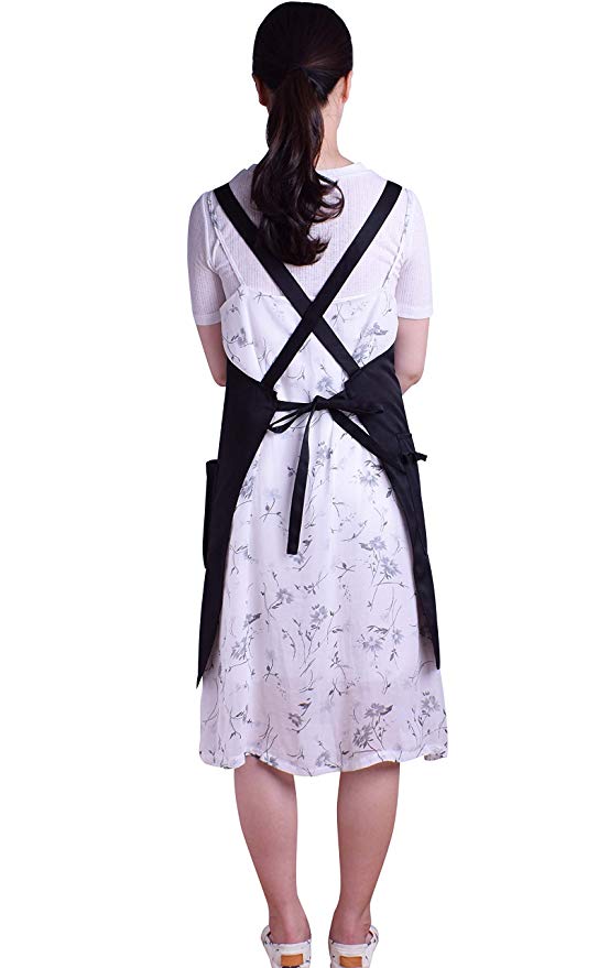 Adjustable Cotton Apron Uniform Blank Reusable Digital Print For Supermarket Worker