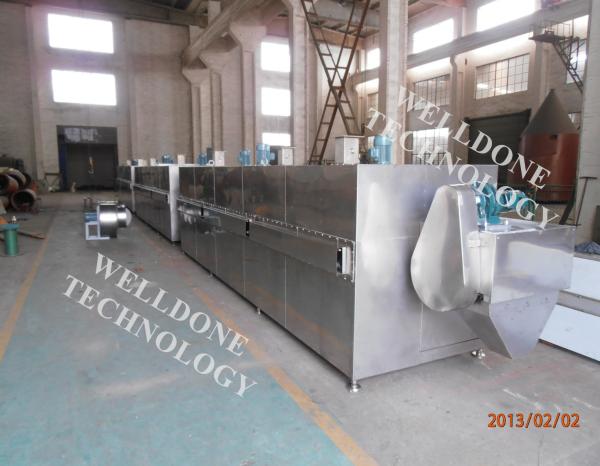 Durable Continuous Belt Dryer , Explosion Resistance Conveyor Dryer Machine