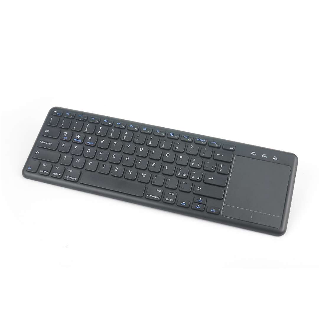 2.4G Wireless Media Keyboard Mouse Combo with Big Mouse Touchpad Multi Touch Function
