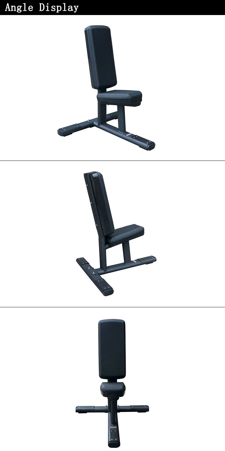Pro Gym Utility Weight Bench Upright Back Reduce Fatigue Beautiful Appearance