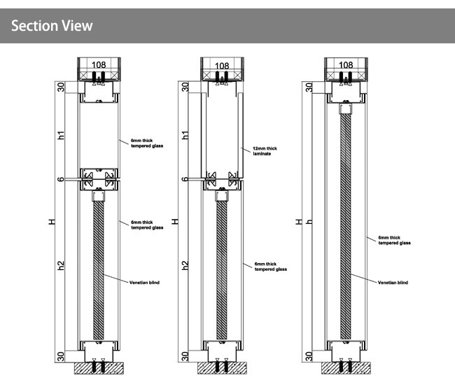 Relocated Reusable Acoustic Glass Office Partitions Panel Hooked Partition System