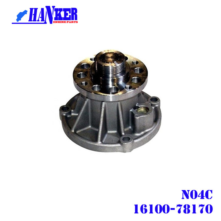 Truck Parts With Inner Cooler Water Pump N04C 16100-78170 For Hino