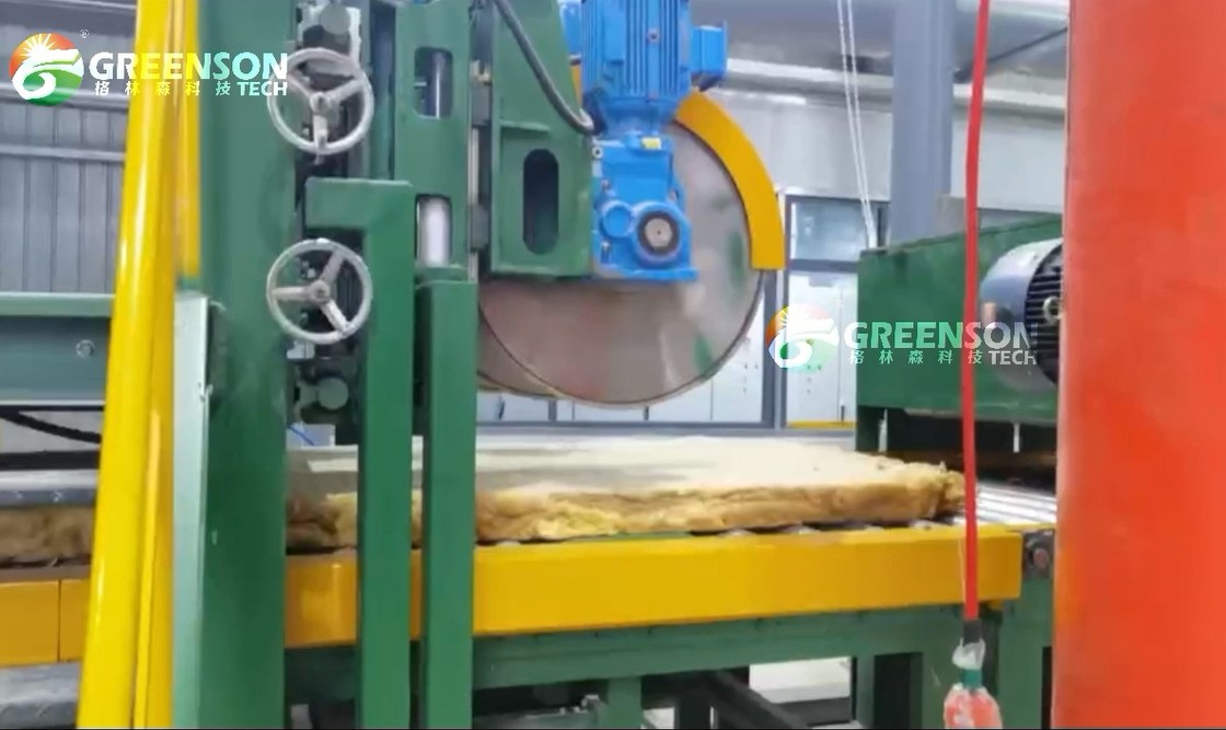 80-200kg/m3 Raw Material Density Rock Wool Production Line With Advanced PLC Control Technology
