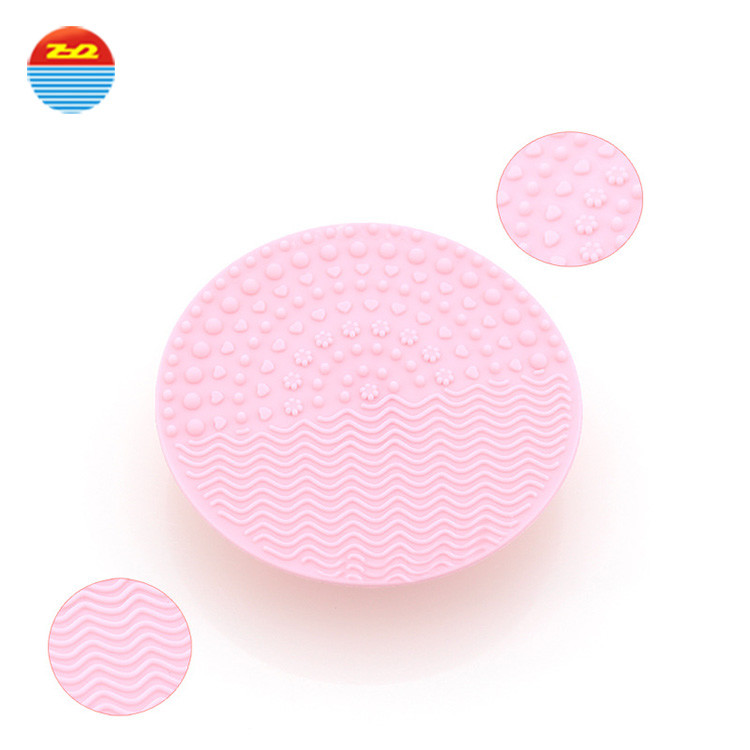 Durable Custom Logo Precision Beauty Silicone Pore Scrubbers 75*45*25mm With Print Logo