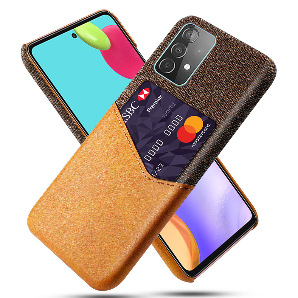 Scratch Proof Card Holder Mobile Cover , PU Leather Fall Protection Phone Case For Samsung