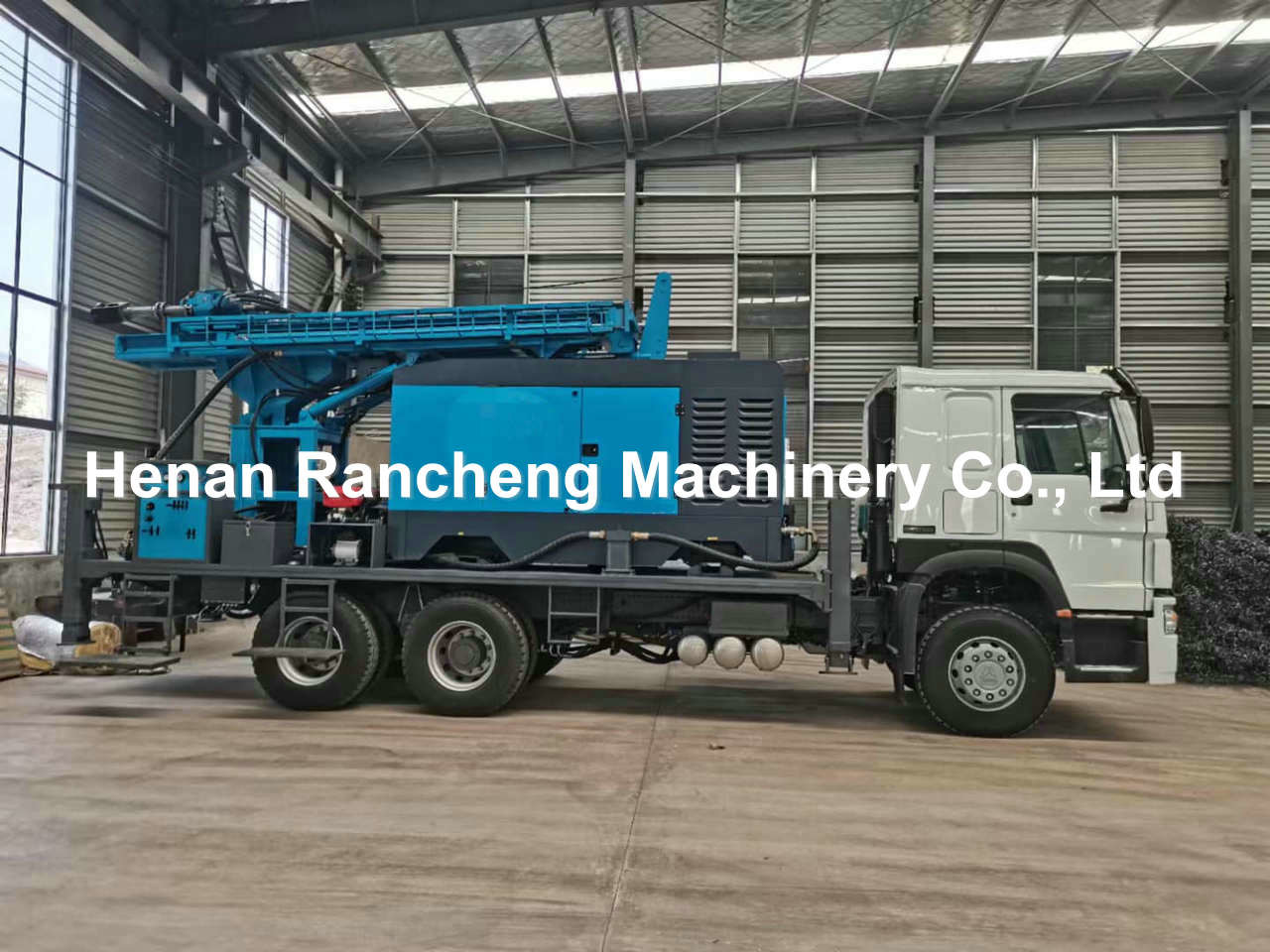 129HP Diesel Engine Water Well Drilling Rig Machine 450m Drilling Depth 500mm Dia