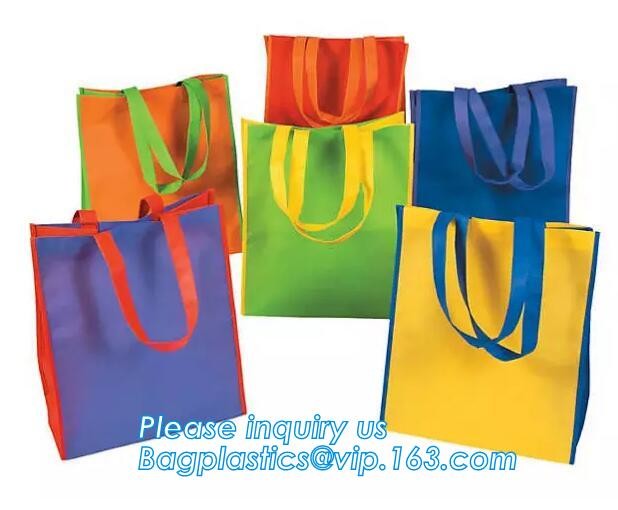 non-woven promotional shopping bag ultrasonic non woven bag, Custom printed tote non woven bag shopping shoulder bag pri