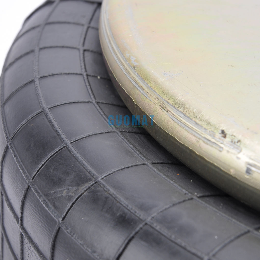 Industrial Air Spring 4xm10 Screw Guomat No. 3b7383-3/8 Bellow No. 3b383 Natural Diameter 351mm