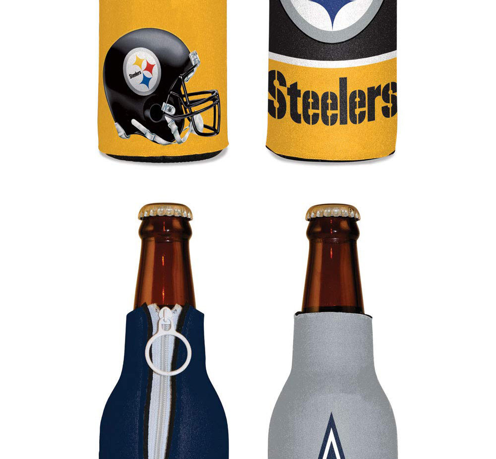 Different Color Zip-up Bottle Jackets Keeps Beer Cold and Hands Warm Bottle Sleeve
