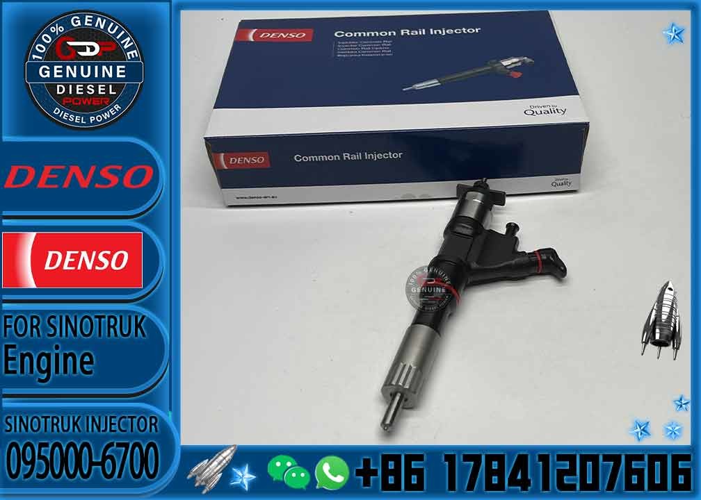 Diesel Common Rail Fuel Injector 095000-6700 095000-6701 9709500-670 0950006700 0950006701 for HOWO VG1540080017A R61540