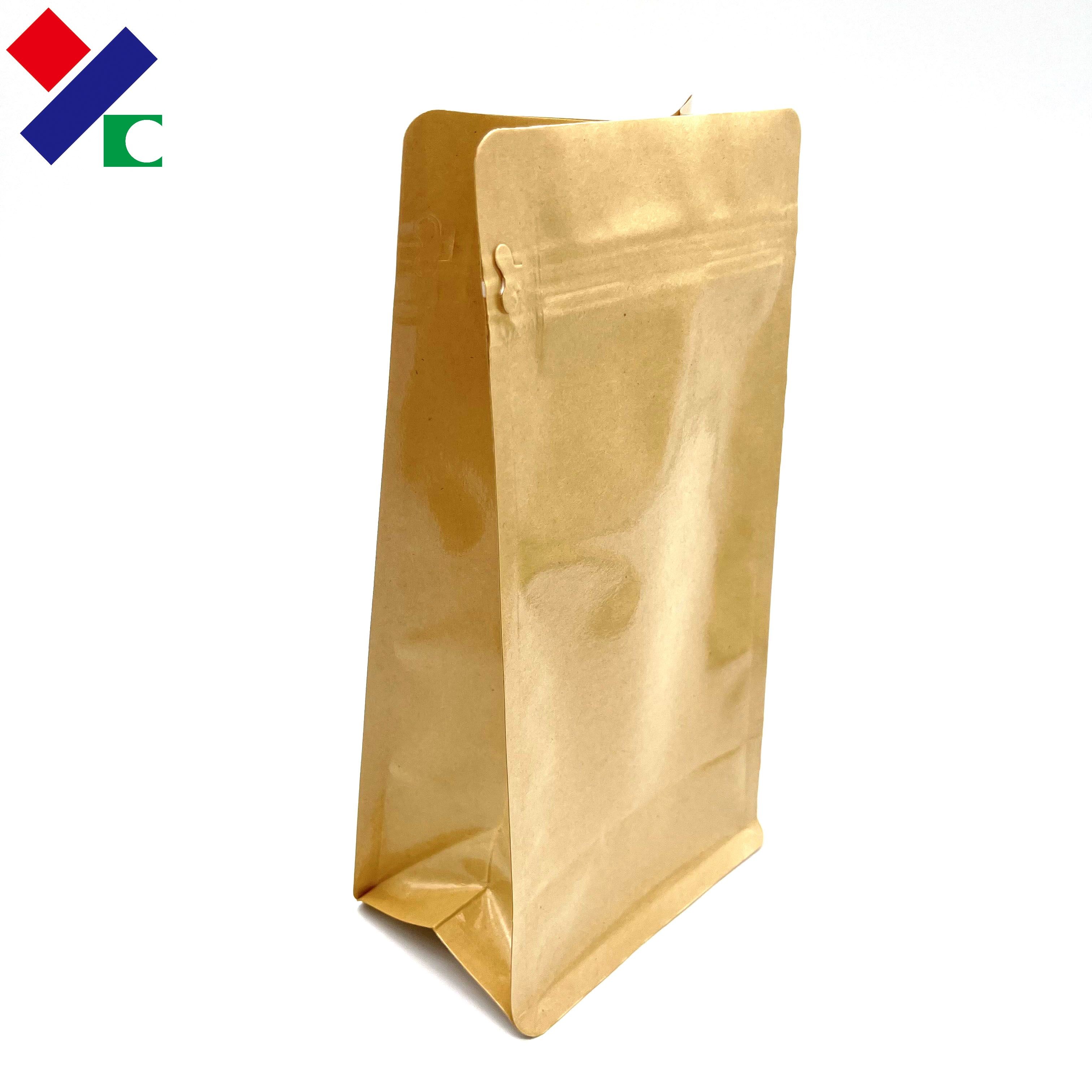 Custom Printed Biodegradable Packaging Bags Compostable Pla Zipper Coffee Tea Nut Pouch