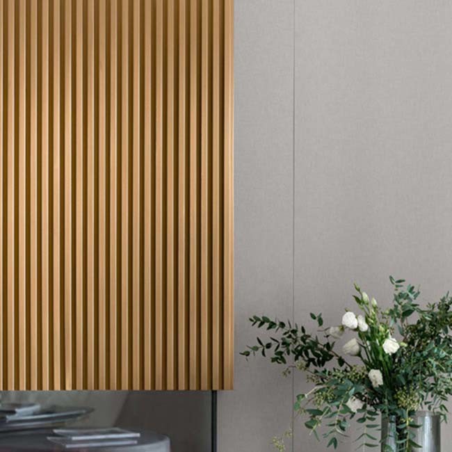 15cmx9mm Interior WPC Wall Panel 16.5cmx2.5cm Waterproof Fluted Wall Panel