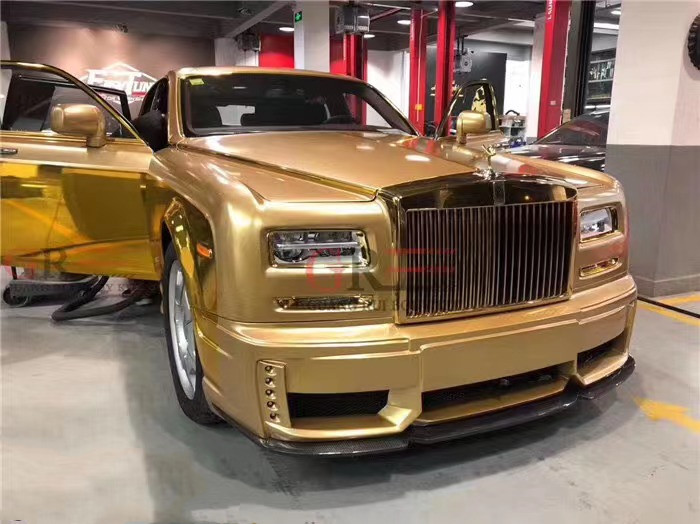 Phantom Rolls Royce Body Kit WD Style Replace Front Bumper Spoiler Hood 2004 - 2012