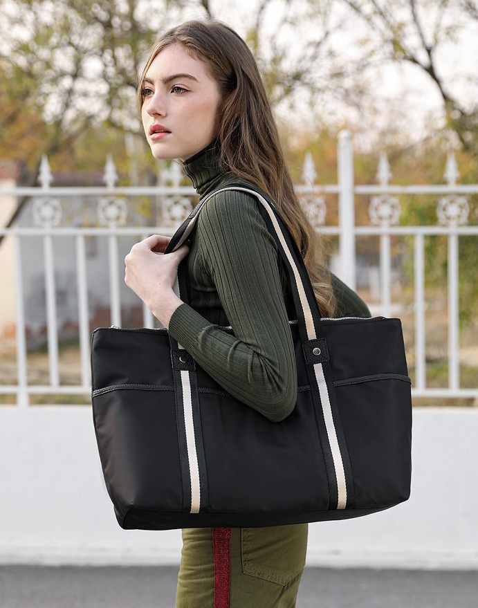 Autumn new large-capacity women's bag nylon bag lightweight short-distance travel bag