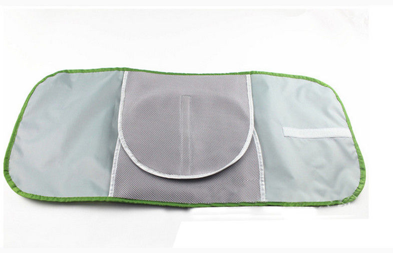 Green Portable Travel Organizer Bag Oxford Cloth Transverse Square Style