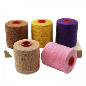 China Net Weight 400g/roll Waxed Cotton Cord for Jewelry Making Bracelet OEM ODM Accepted on sale