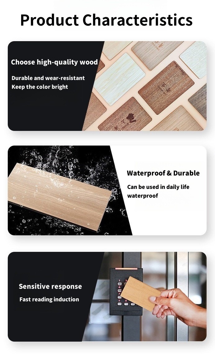 Eco Friendly Hotel Room Card Tap to Unlock RFID Hotel Key Card