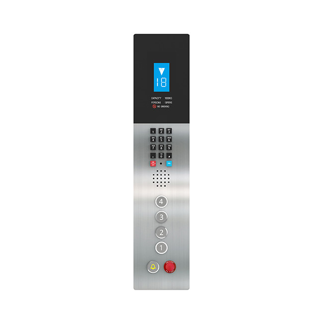 24V Elevator Accessories Cop Panel Lift Elevator Cop Lop With Square Button