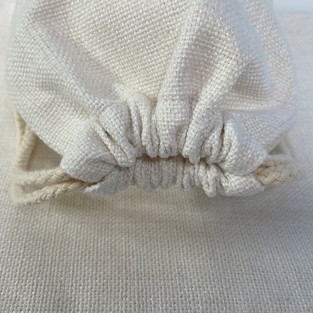 Various Sizes Linen Sublimation Drawstring Pouch Customization 20*28cm 26*32cm