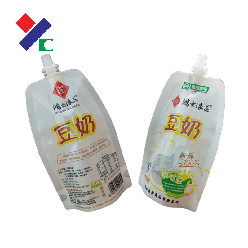 100mic 500ml High End Plastic Stand Up Pouch With Spout Packaging