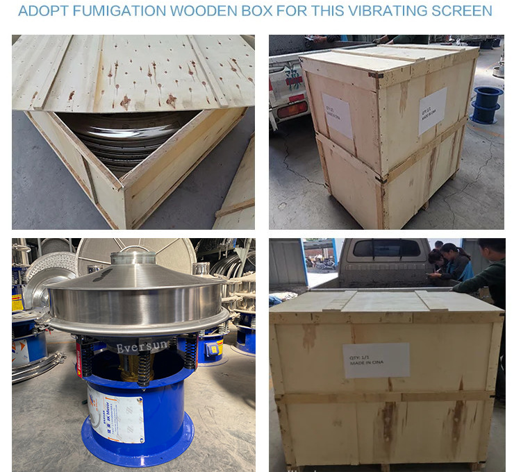 High Precision Classifying Vibratory Screen Sifter For Detergent Powder Screening