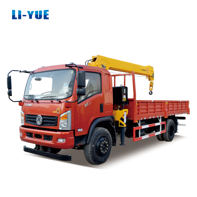 6.3 Ton Capacity Truck Mounted Crane With Basket Hydraulic Cylinder For Lifting