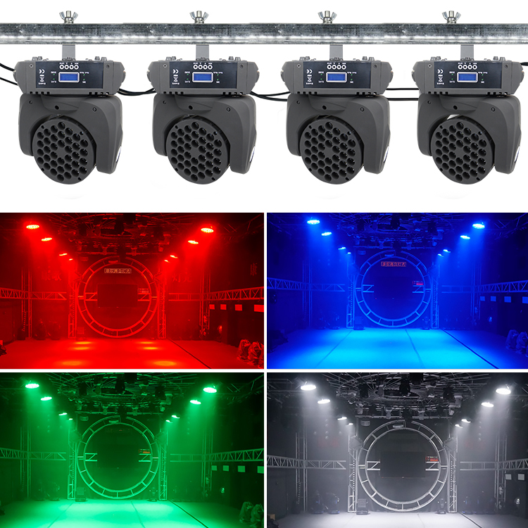 150W Moving Heads Dj Lights RGBW Mini Led Spot Moving Head Light