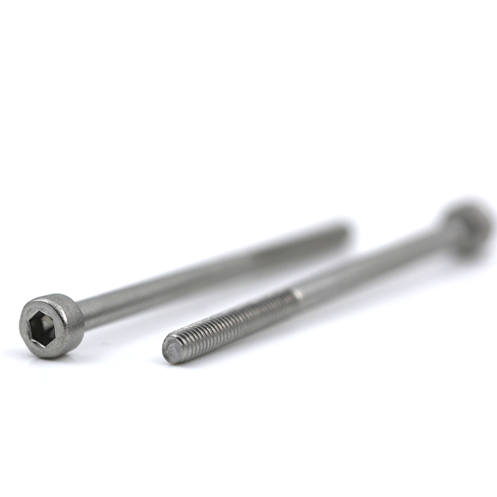 RoHs Certified M3 45mm Stainless Steel Knurled Hex Socket Head a2-70 Allen Key Screw