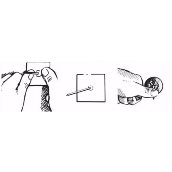Rockwool Fixing Self Adhesive Insulation Pins Aluminium 2-1/2" For HVAC System