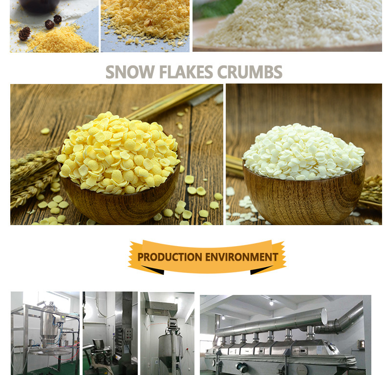 500g Retail Bag Japanese Panko Bread Crumbs White Color 5mm Granular Size