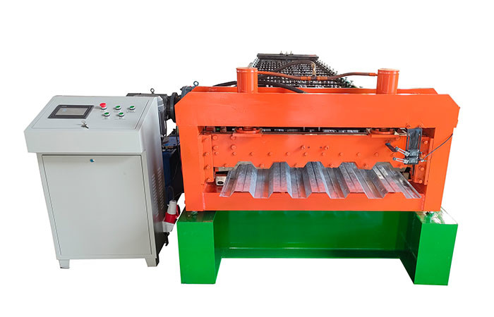 Thickness 0.8-1.2mm Floor Deck Roll Forming Machine with 24 rows Roller station