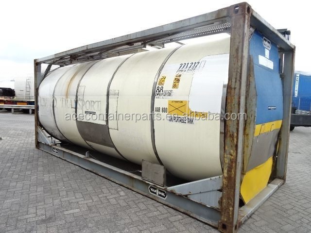 Certified CSC T11 ISO Tank Container 21000L to 26000L for Chemical Storage Made of Steel and Corten Steel