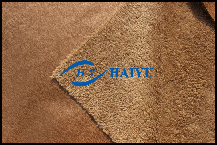 Commercial Composite Fabric 100 Polyester Bonded Sherpa Fabric