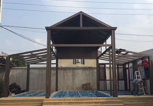 Bespoke Upgraded Modern Sunroom Extension Lanai Florida Room Addition