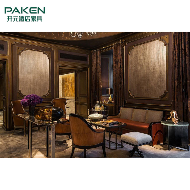 Modern Five Star Hotel Public Area Lobby Furniture Customized Materials