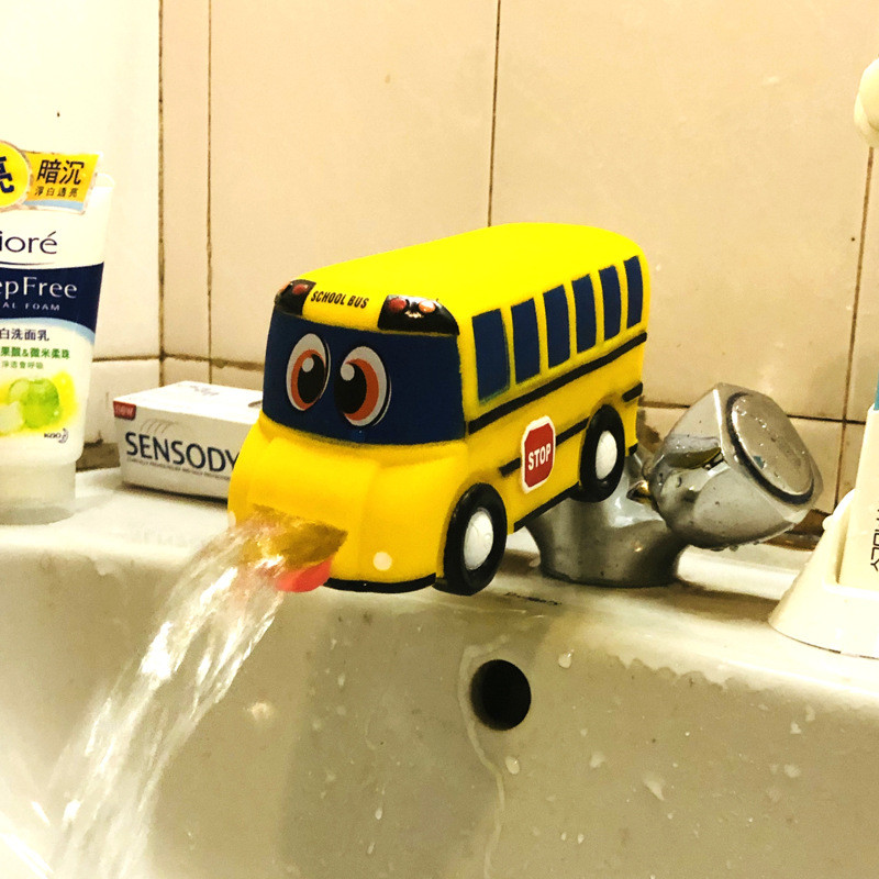 Car Shape Kids Faucet Extender Children Hand Washing Device Guide Sink