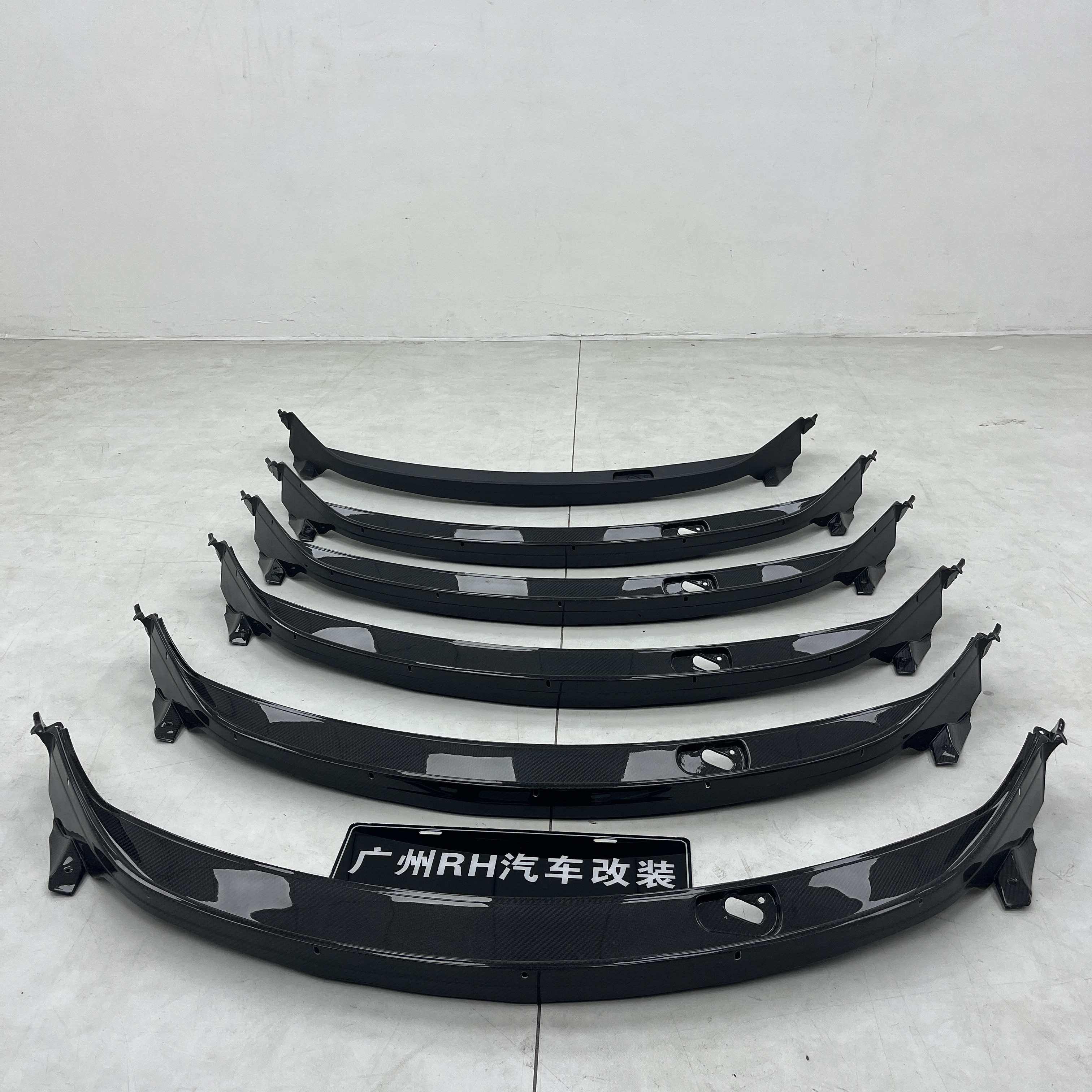 625C 650S Mclaren 12c Body Kit Headlamp Cleaning Guard Carbon Fiber Hood Fitting