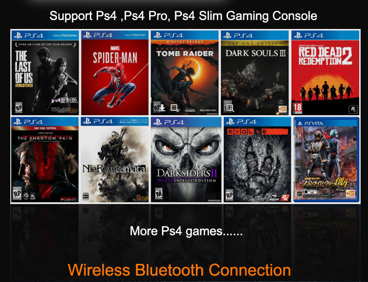 Onikuma 0.3kg 7032 PS4 Bluetooth Gamepad For Gaming Controller