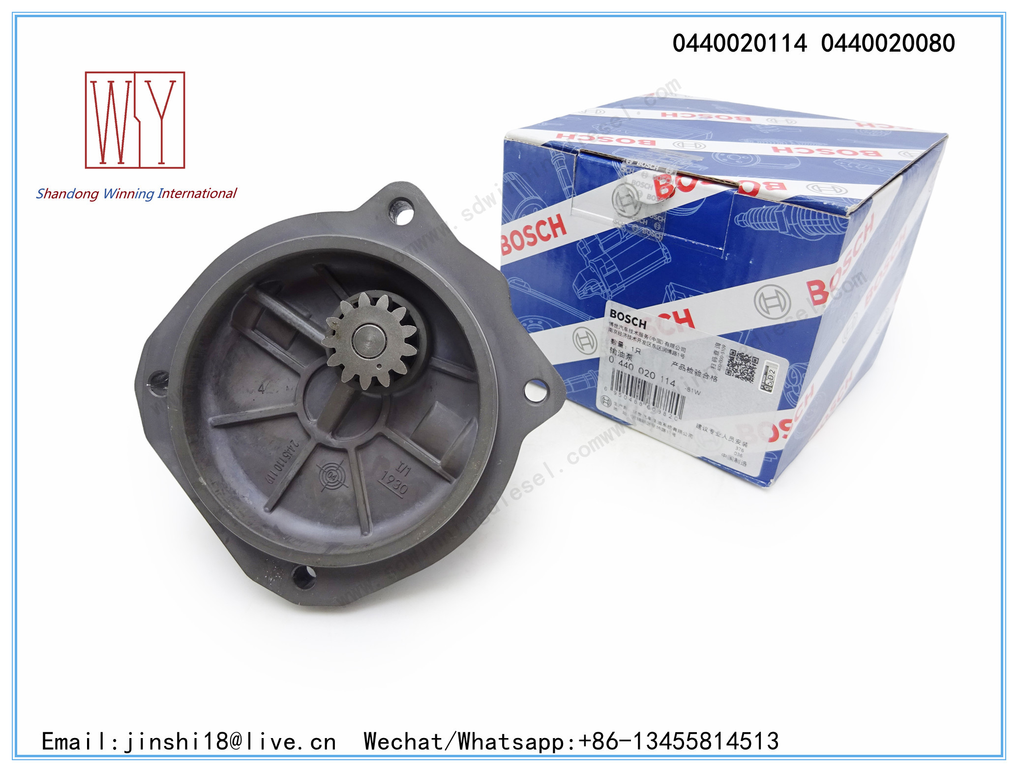 Bosch Genuine and Brand New Feed Pump 0440020114 0440020080 for FPZP5VL1S CP2.2 Pump 0445020061/098/102/115/165/181/184/