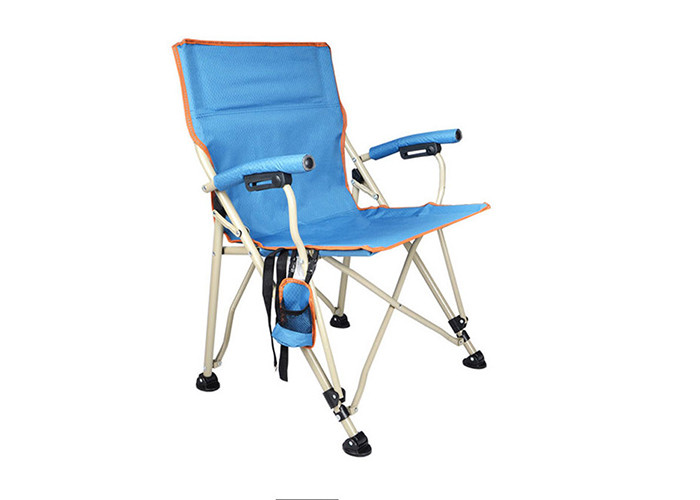 600x300D Polyester Folding Camping Chairs With Padded Armrests