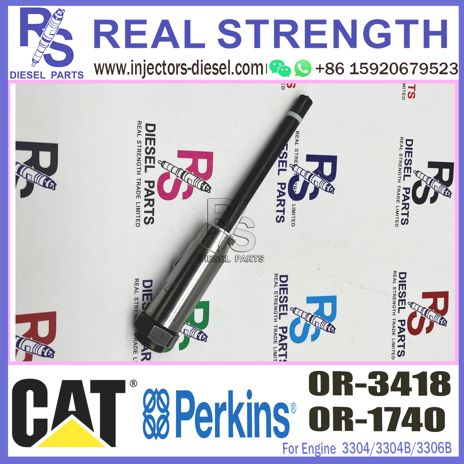 8N7005 Diesel Injector Assembly 0R-1740 For Engine CAT 3304 3304B 3306B 3306