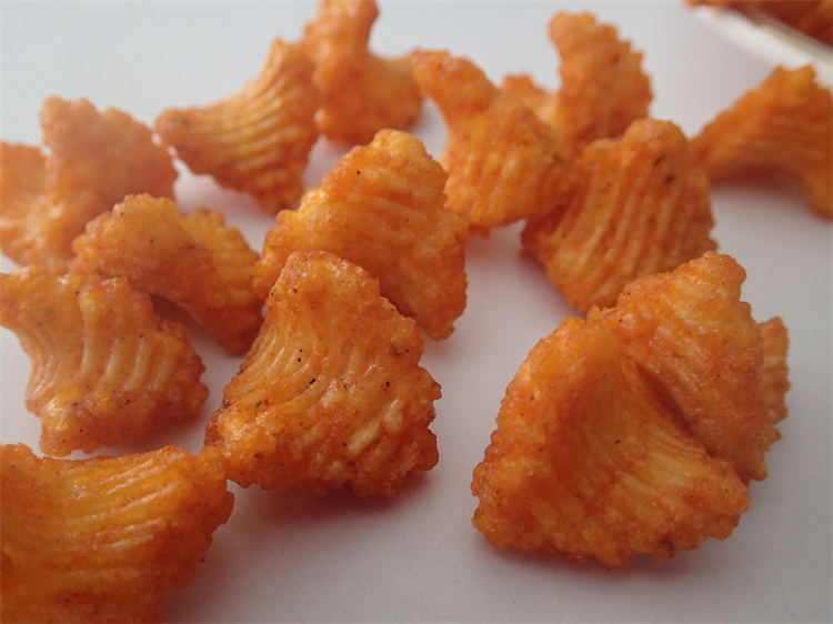 Spicy Flavor Crispy Rice Crackers BRC Certificate Chinese Glutinous Rice